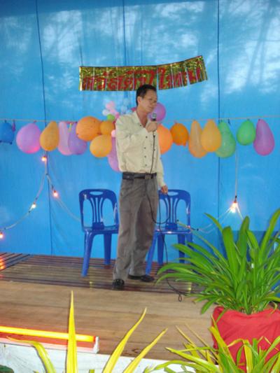 กิจกรรมสังสรรค์วันปีใหม่และพิธีทำบุญตักบาตร
