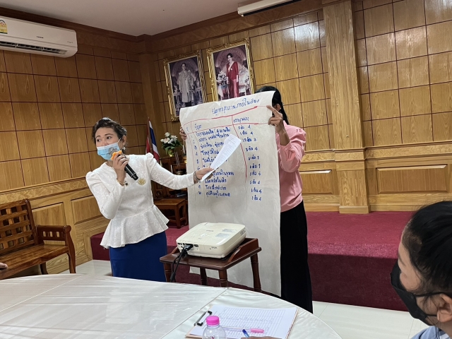 การจัดทำแผนสุขภาพชุมชน ประจำปีงบประมาณ 2566 เมื่อวันที่ 23 พฤศจิกายน 2565 ณ ดรงพยาบาลส่งเสริมสุขภาพต
