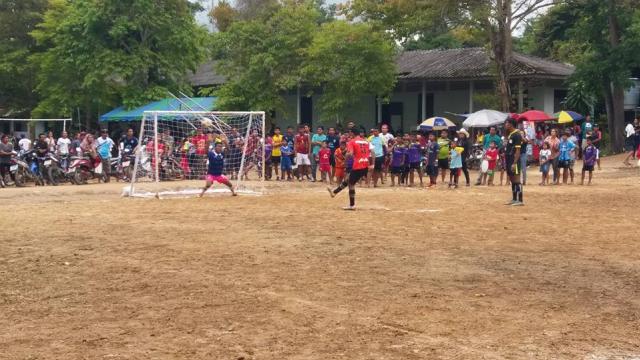 บรรยากาศการแข่งขันฟุตบอลกะเปียดคัพครั้งที่ 16