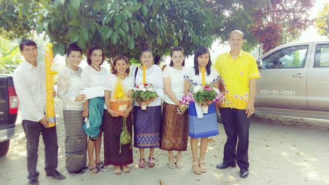 แห่เทียนเข้าพรรษา อบต .กะเปียด